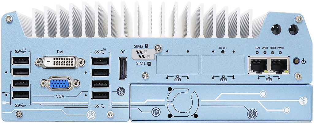 Rugged Embedded: Performance_Box-PC_GOLUB 7000-SE | Barebone [PCIe, 2x GigE]