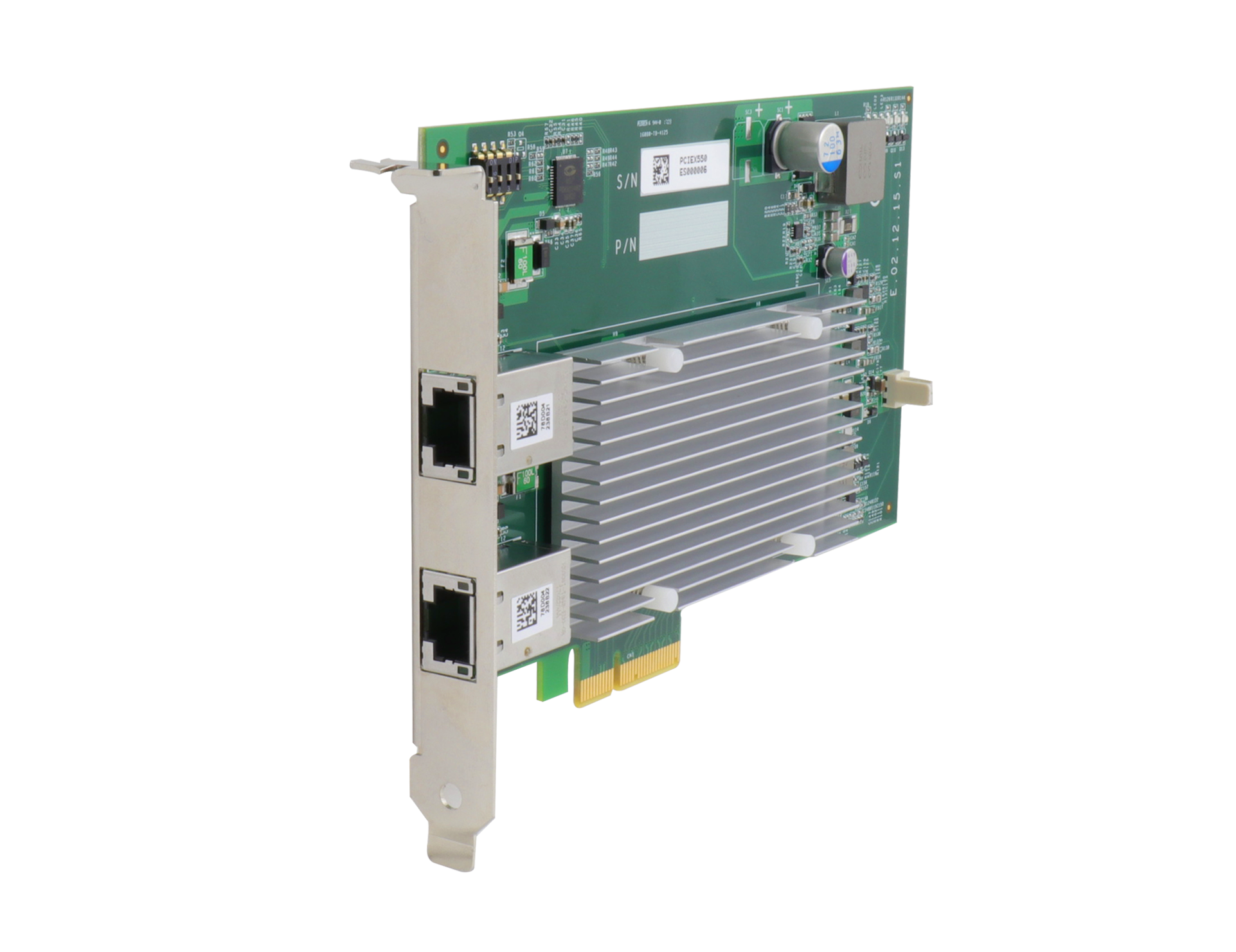Systemkomponenten & Zubehör_Components_Accessories_2-port 10GigE Ethernet PCIe card, Intel® X550-AT2 [2x 10GigE] - 2x 10GigE w/PoE