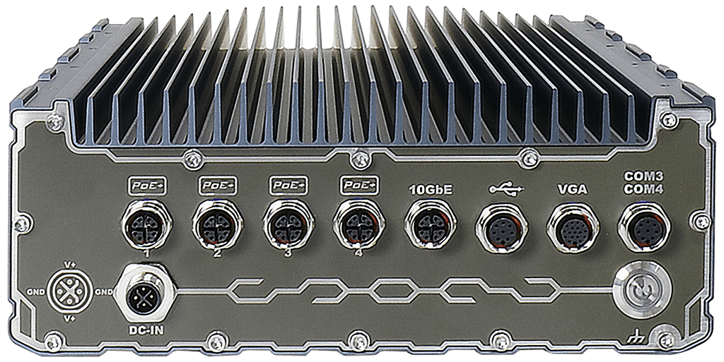Rugged Embedded: Performance_Box-PC_CamCollect® 1704 | Barebone [4x M12 PoE+]
