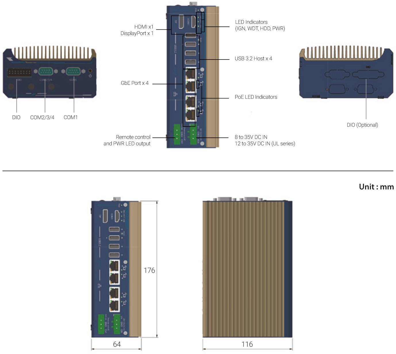 _Box-PC_GOLUB 712 | Intel® Atom® x7425E
