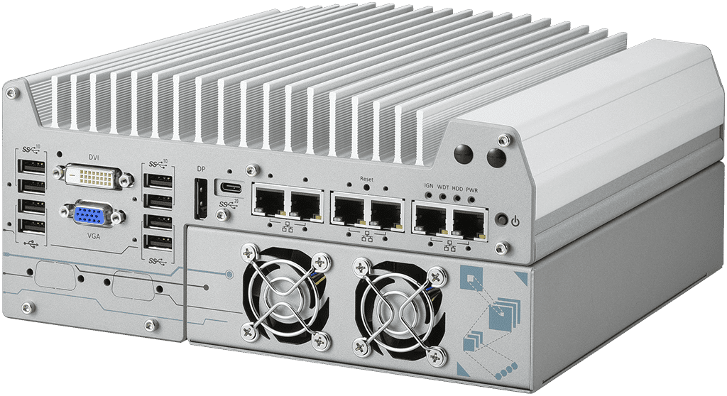 Rugged Embedded: Performance_Box-PC_CamCollect® 9160GC | Barebone [5x 2.5GigE, 1x GigE]