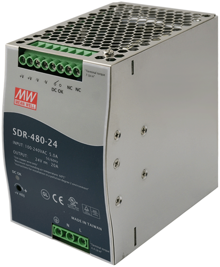 Systemkomponenten & Zubehör_Components_Accessories_Power supply - 480W [24V/20A, DIN-rail mount]