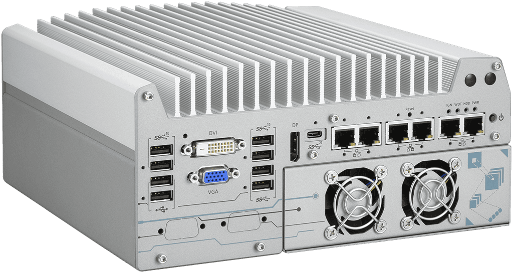 Rugged Embedded: Performance_Box-PC_CamCollect® 9160GC | Barebone [5x 2.5GigE, 1x GigE]