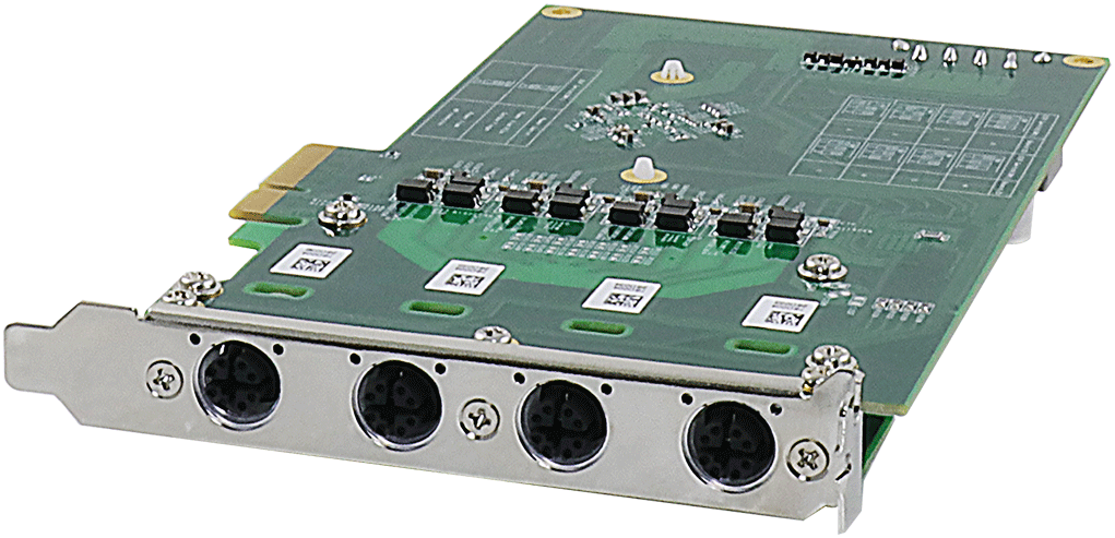 Systemkomponenten & Zubehör_Components_Accessories_4-port GigE PoE+ PCIe card, Intel® I350-AM4 [4x GigE M12, 4x PoE+]