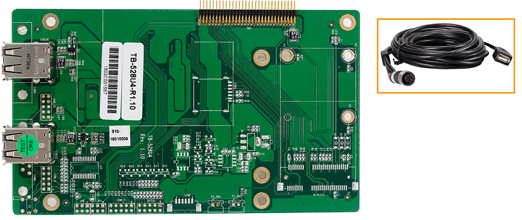 Zubehör [kein Direktverkauf]_Components_Accessories_Expansion via M12 | 1x USB 3.2 incl. M12 Cable