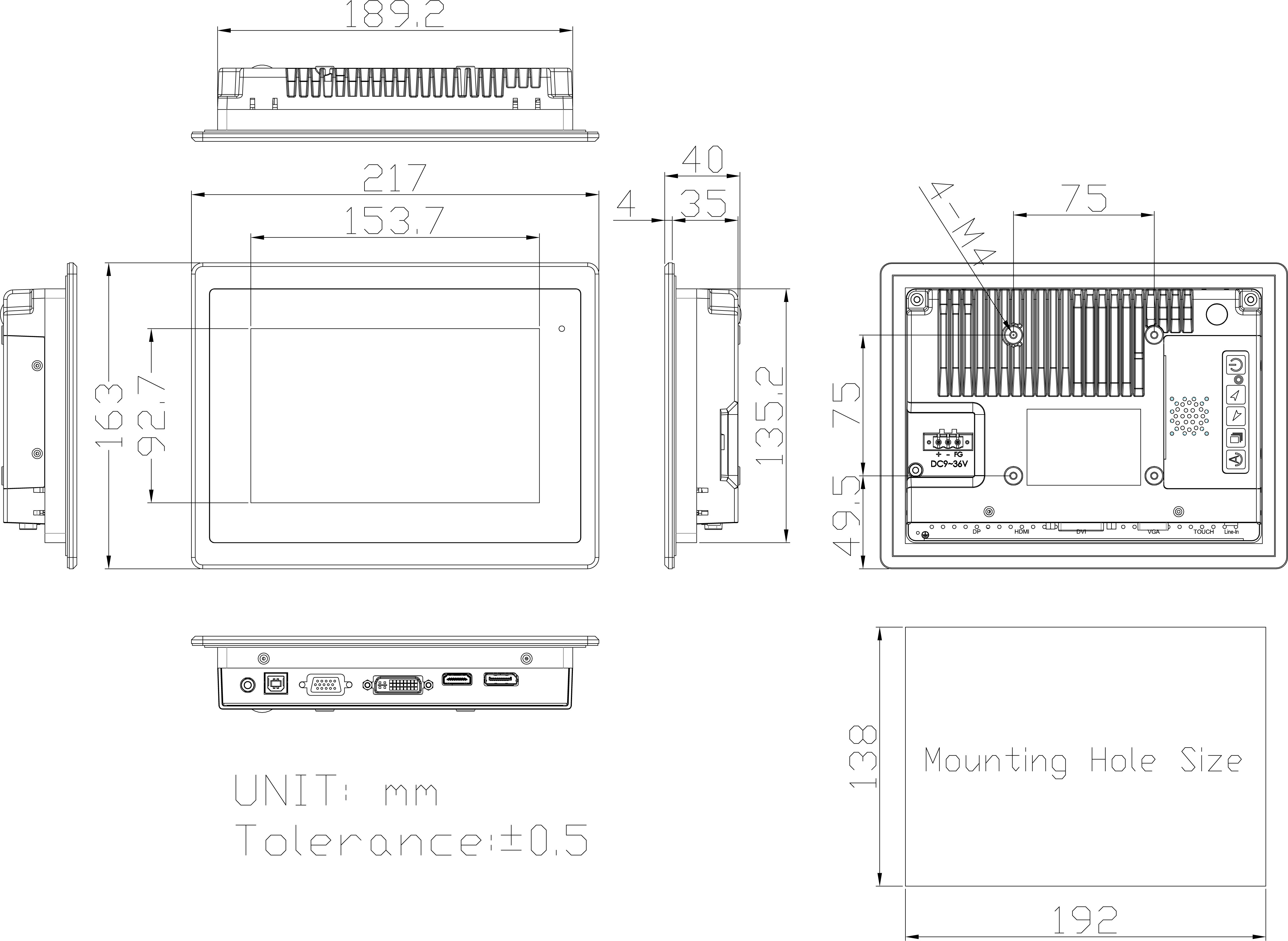 _Touch-Monitor_FALCON AP 7-FA [Stainless Steel 304, PCT]