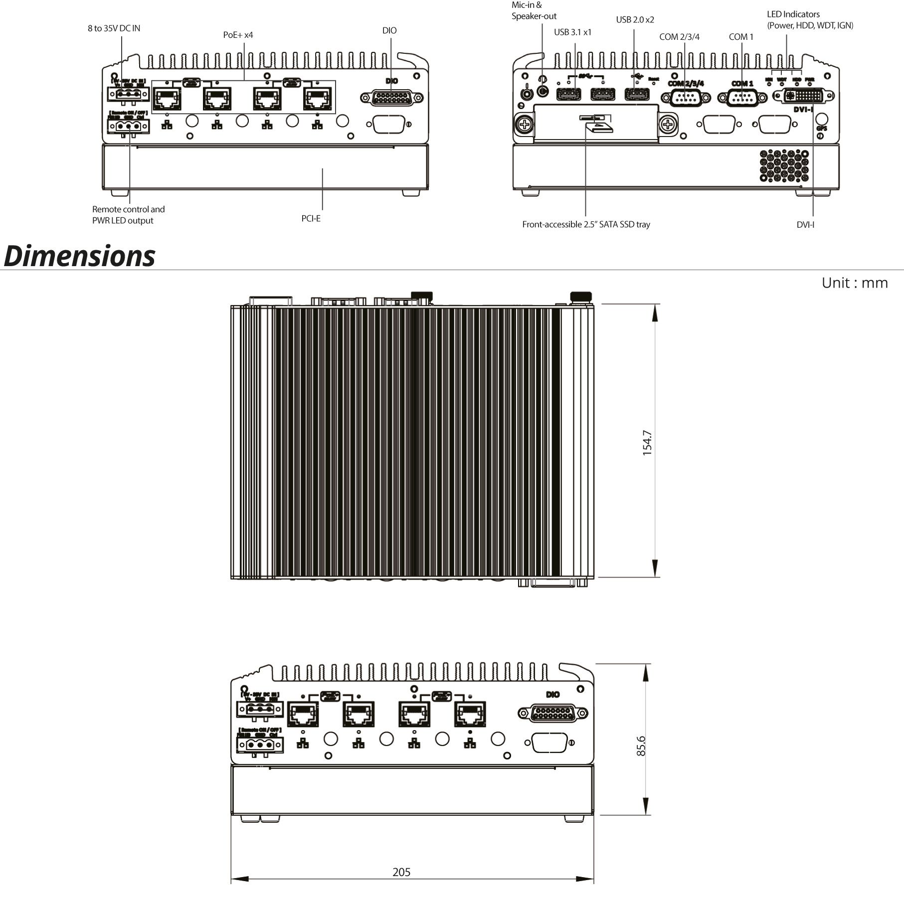Box-PCs_Box-PC_GOLUB 2600E | Intel® Atom® x6425E [1x PCIe]