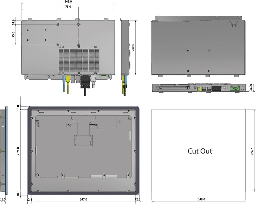 PPCs: Panel Mount_Panel-PC_HAWK SL 15-BT [Optical Bonding]