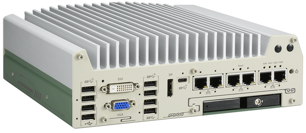 Rugged Embedded: Performance_Box-PC_GOLUB 9006LP-PoE | Barebone [5x 2.5GigE, 1x GigE, 4x PoE+]
