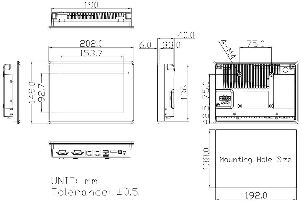 End-of-Life (EOL)_Panel-PC_HAWK AP 7-BT-SR | 4GB RAM [PCT]