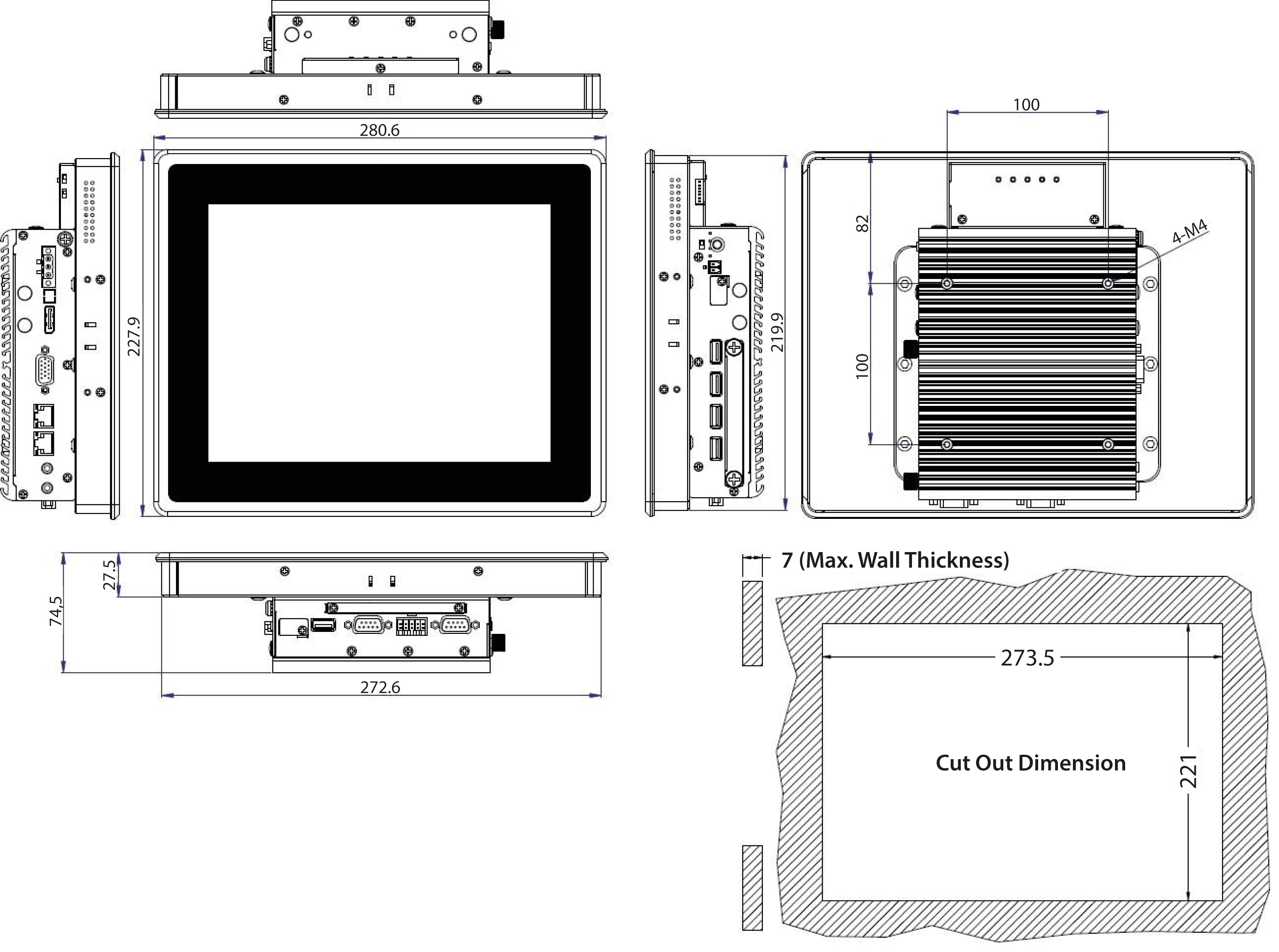 PPCs: Panel Mount_Panel-PC_HAWK AS 10-BT