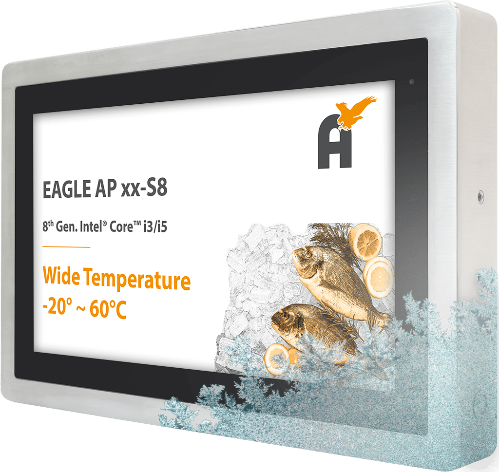 PPCs: Wall Mount_Panel-PC_EAGLE AP xx-S8-WT [-20°~60°C]