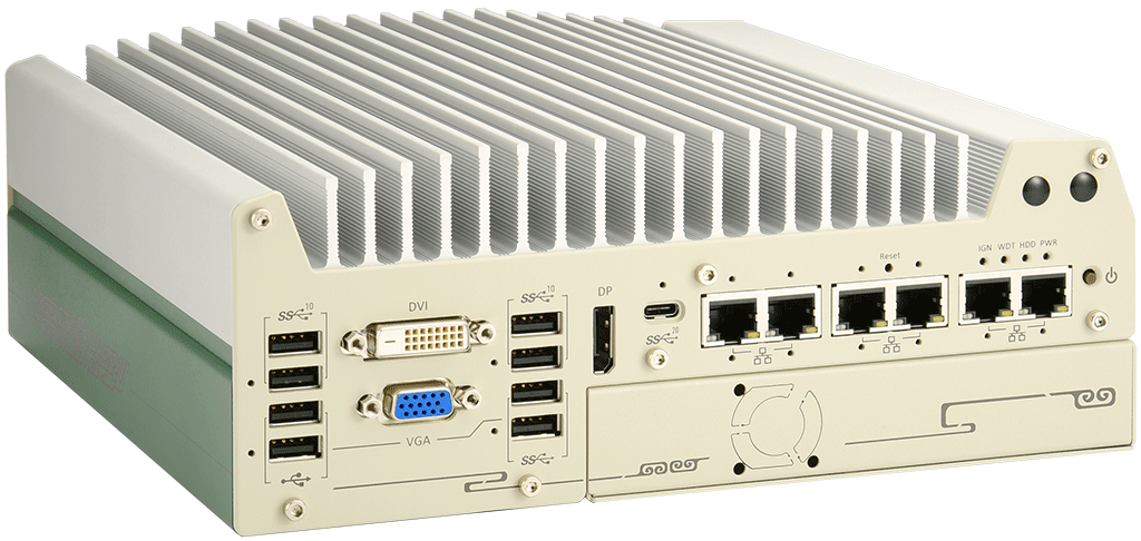 Rugged Embedded: Performance_Box-PC_GOLUB 9006P-PoE | Barebone [PCI, 5x 2.5GigE, 1x GigE, 4x PoE+]