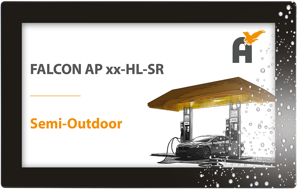Touch-Monitore: Panel Mount_Touch-Monitor_FALCON AP xx-HL-SR [Semi-Outdoor]
