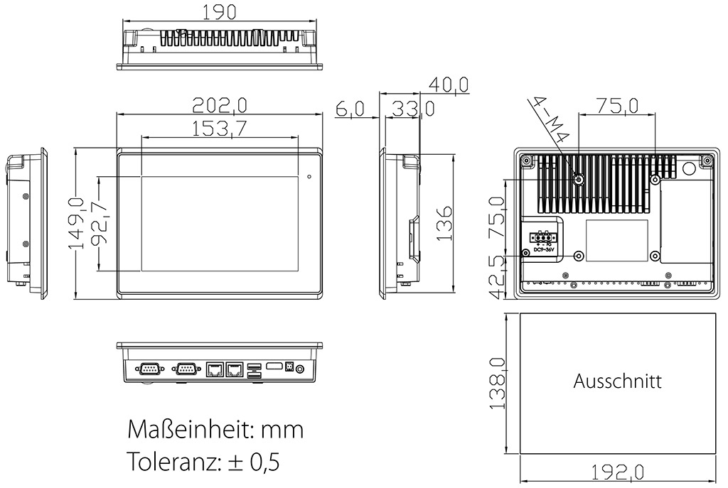 End-of-Life (EOL)_Panel-PC_HAWK AP 7-BT-WT | 4GB RAM [RTW]