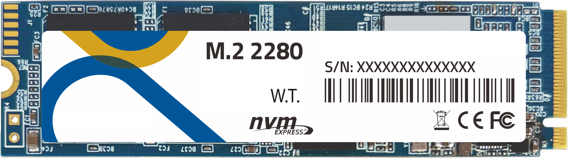 Systemkomponenten [kein Direktverkauf] _Components_Accessories_M.2 2280 (NVMe PCIe) W.T. SSD, TLC [-20°C ~ 75°C] - 256GB