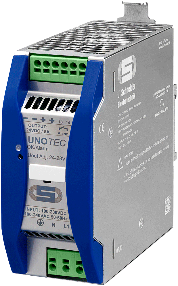 Systemkomponenten & Zubehör_Components_Accessories_Switching power supply [DIN-rail mount] - 120W [AC IN 100-240V, DC OUT 24V, 5A]