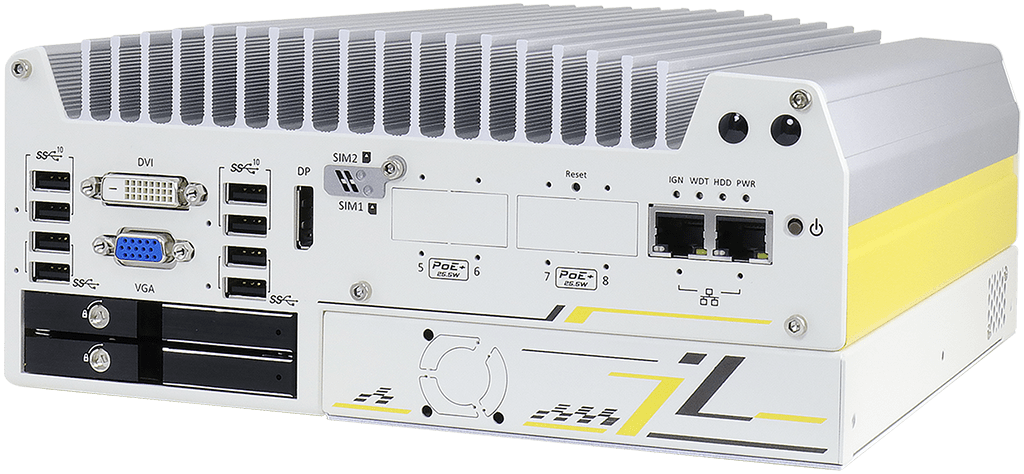 Rugged Embedded: Performance_Box-PC_GOLUB 7254 | Barebone [6x GigE, 4x PoE+]