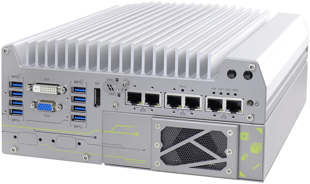 Rugged Embedded: Performance_Box-PC_CamCollect® 7164 | Barebone [1x PCIe, 6x GigE]