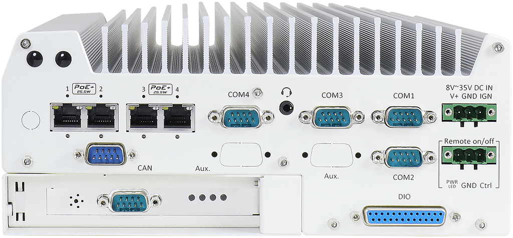 Rugged Embedded: Performance_Box-PC_GOLUB 7254 | Barebone [6x GigE, 4x PoE+]