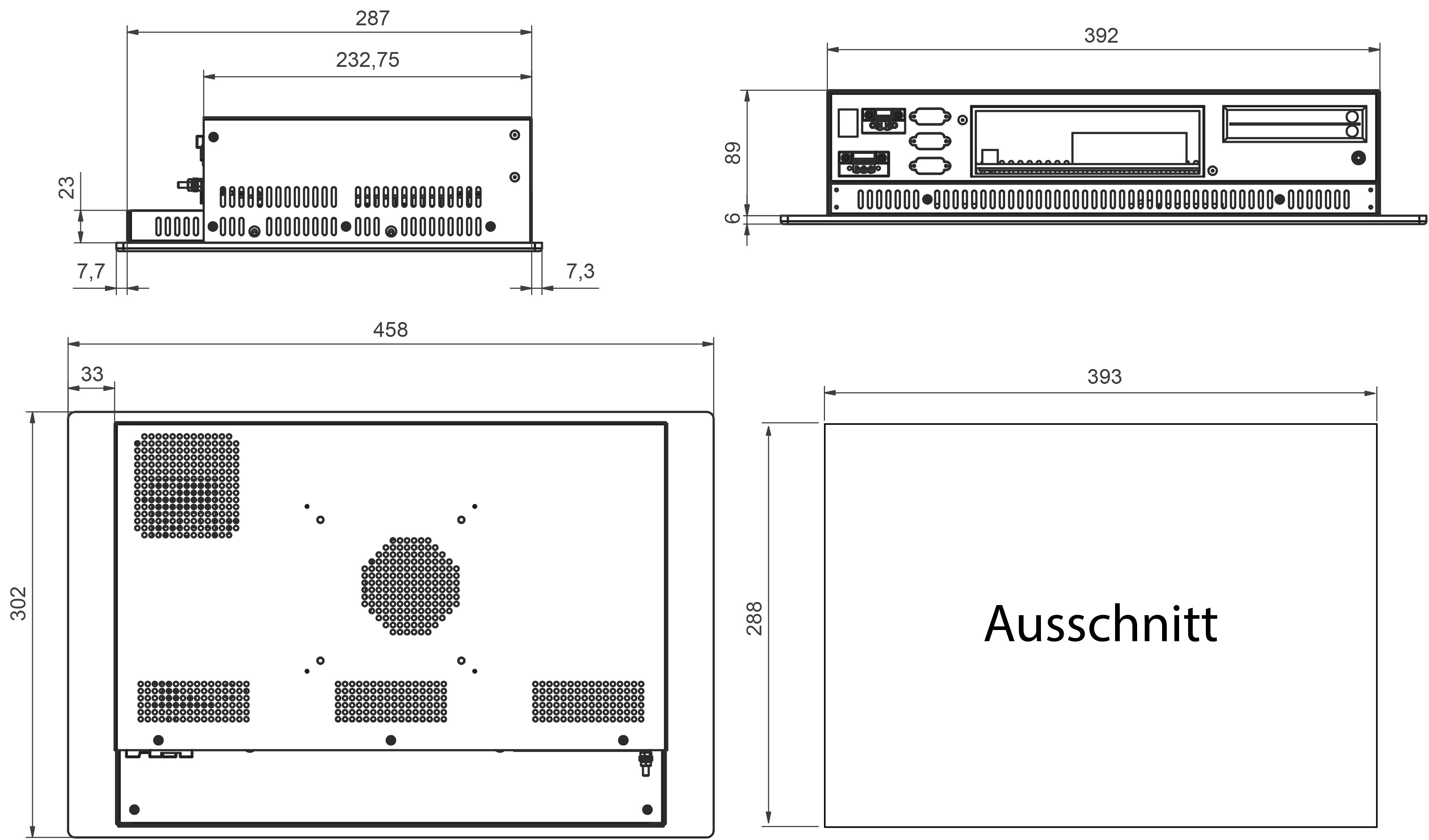 PPCs: Panel Mount_Panel-PC_HAWK RF 16-CL [Aluminium silver]