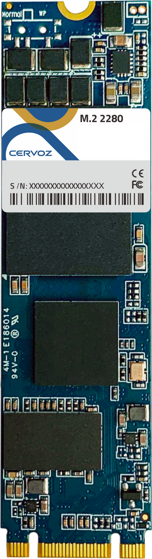 Systemkomponenten & Zubehör_Components_Accessories_M.2 2280 (SATA III) SSD, TLC [PLP, 0°C ~ 70°C] - 256GB