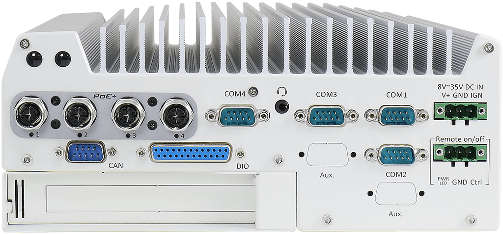 Rugged Embedded: Performance_Box-PC_GOLUB 7200 | Barebone [6x GigE, 4x PoE+ M12]