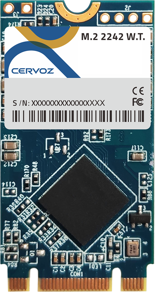 Systemkomponenten & Zubehör_Components_Accessories_M.2 2242 (SATA III) W.T. SSD, TLC [-40°C ~ 85°C] - 64GB