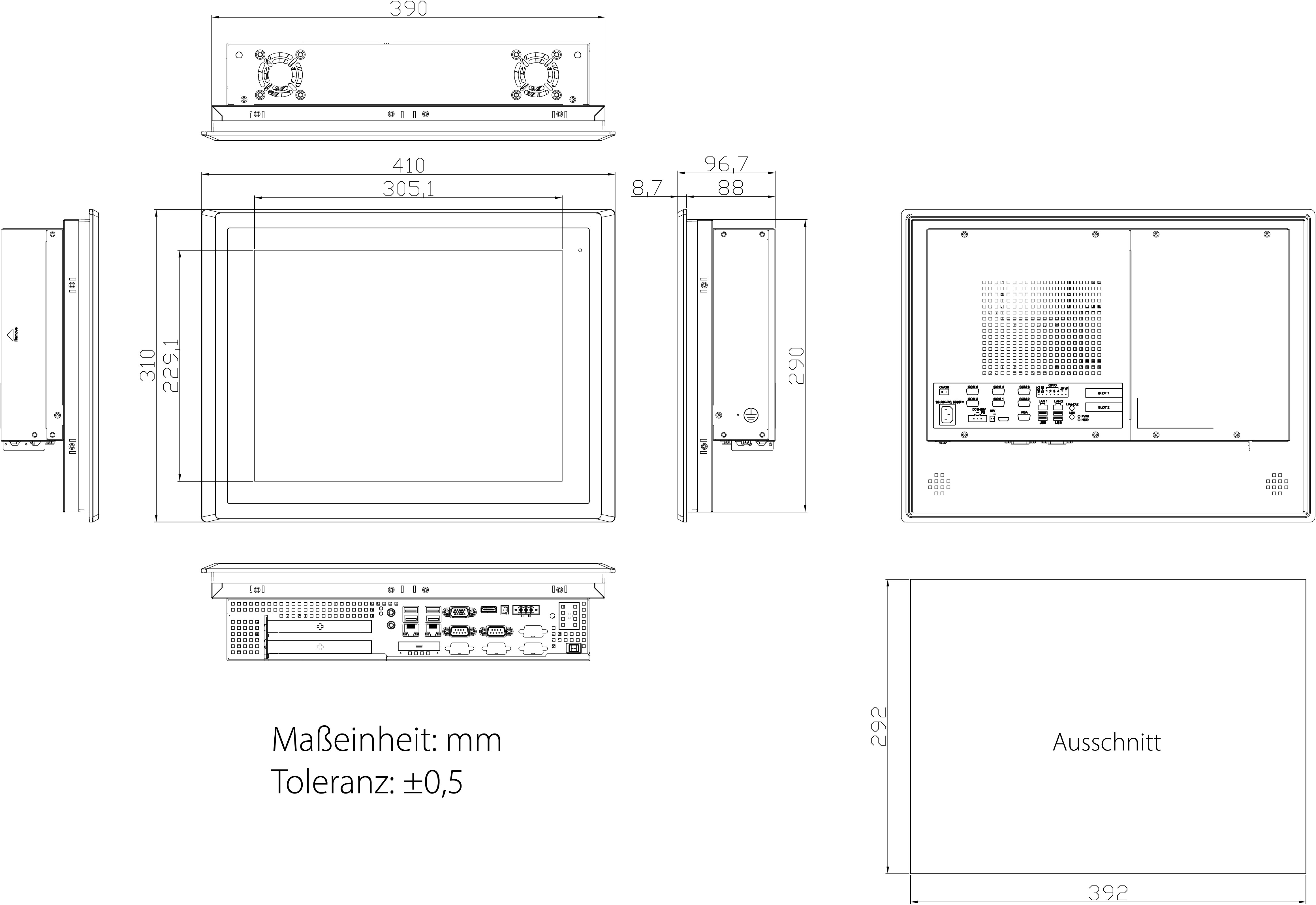 _Panel-PC_HAWK AP 15-KA-SR [Aluminium silver, PCT]
