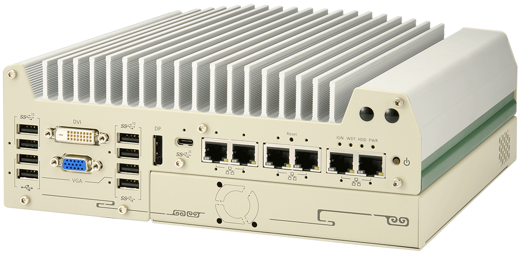 Rugged Embedded: Performance_Box-PC_GOLUB 9006E-PoE| Barebone [PCIe, 5x 2.5GigE, 1x GigE, 4x PoE+]