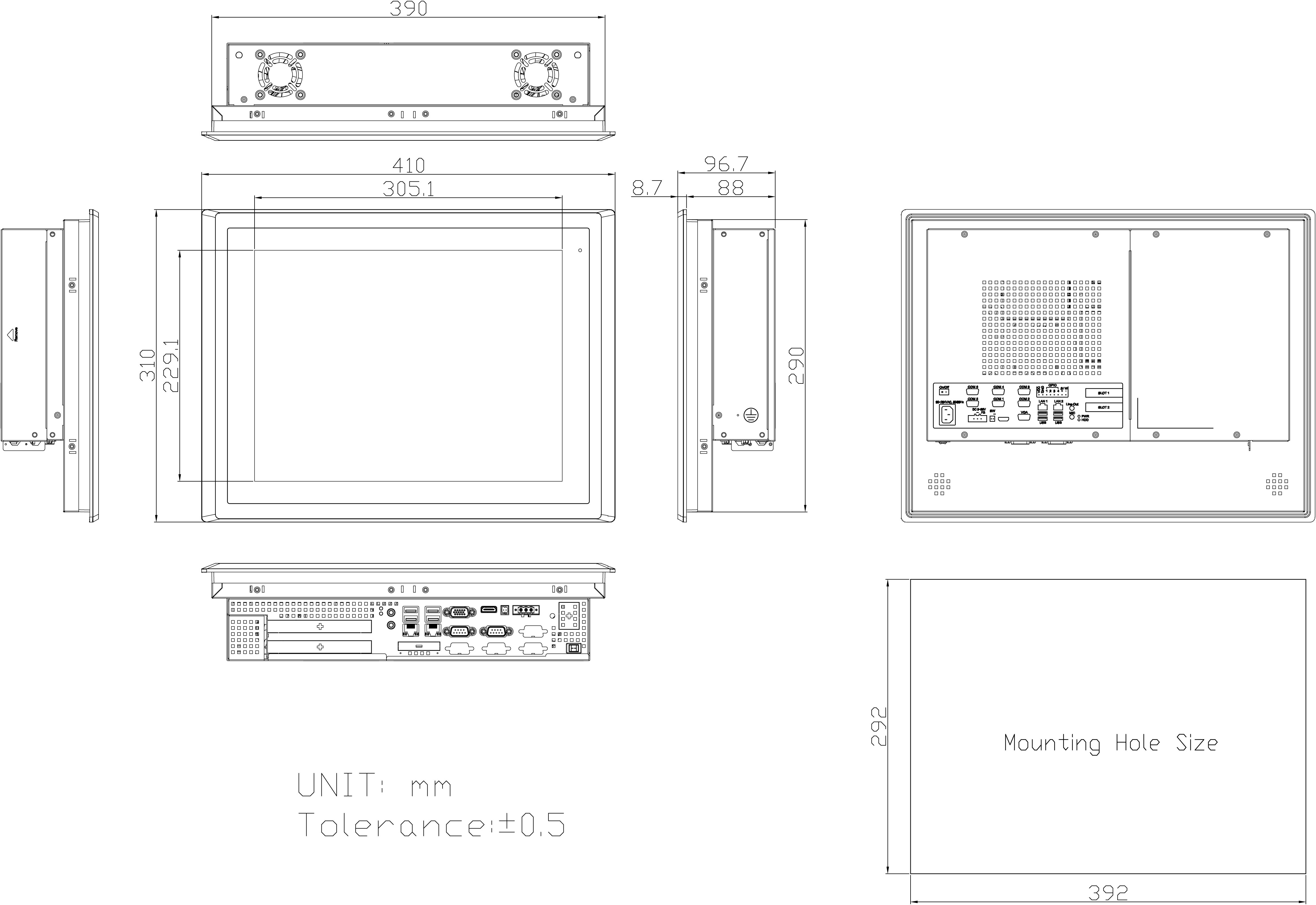 _Panel-PC_HAWK AP 15-KA-SR [Aluminium silver, PCT]