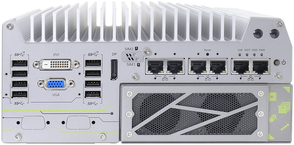 Rugged Embedded: Performance_Box-PC_CamCollect® 7166 | Barebone [2x PCIe, 6x GigE]