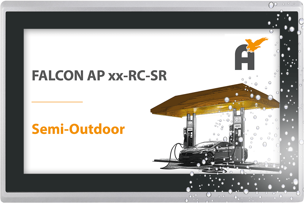 Touch-Monitore: Panel Mount_Touch-Monitor_FALCON AP xx-RC-SR [Semi-Outdoor]