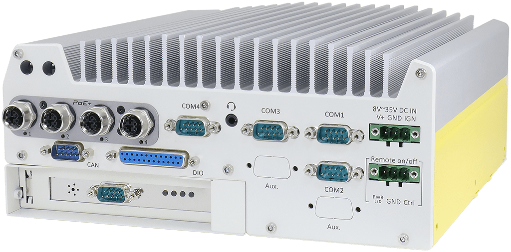 Rugged Embedded: Performance_Box-PC_GOLUB 7250 | Barebone [6x GigE, 4x PoE+ M12]