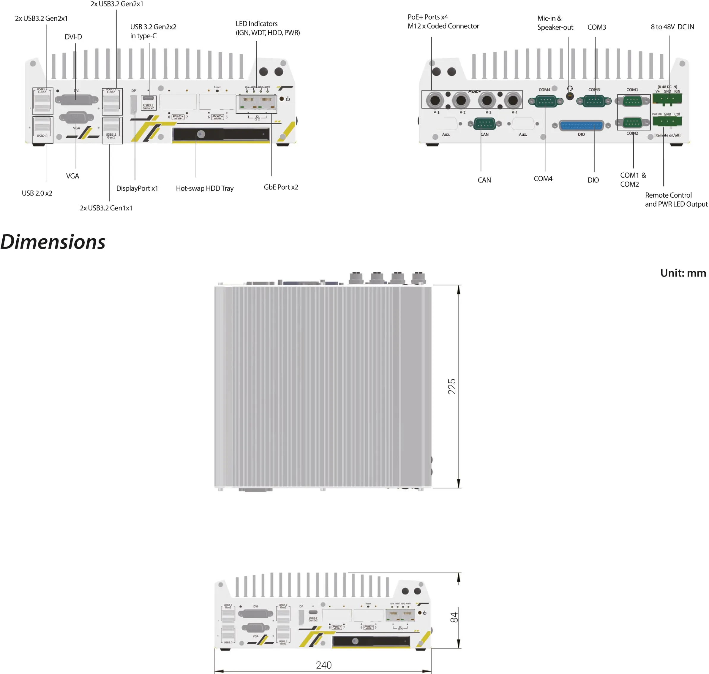 _Box-PC_GOLUB 9100VTC | Barebone [4x M12 w/PoE+]