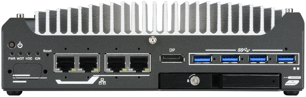 Rugged Embedded: Essentials_Box-PC_GOLUB 9531 | Barebone [4x 2.5GigE]