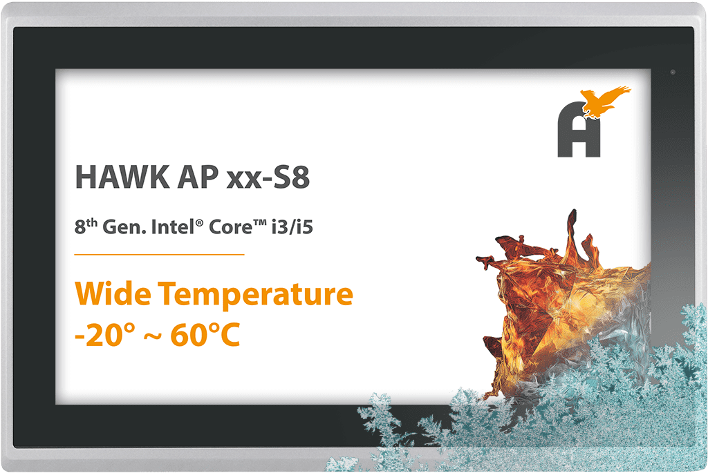 PPCs: Panel Mount_Panel-PC_HAWK AP xx-S8-WT [-20°~60°C]