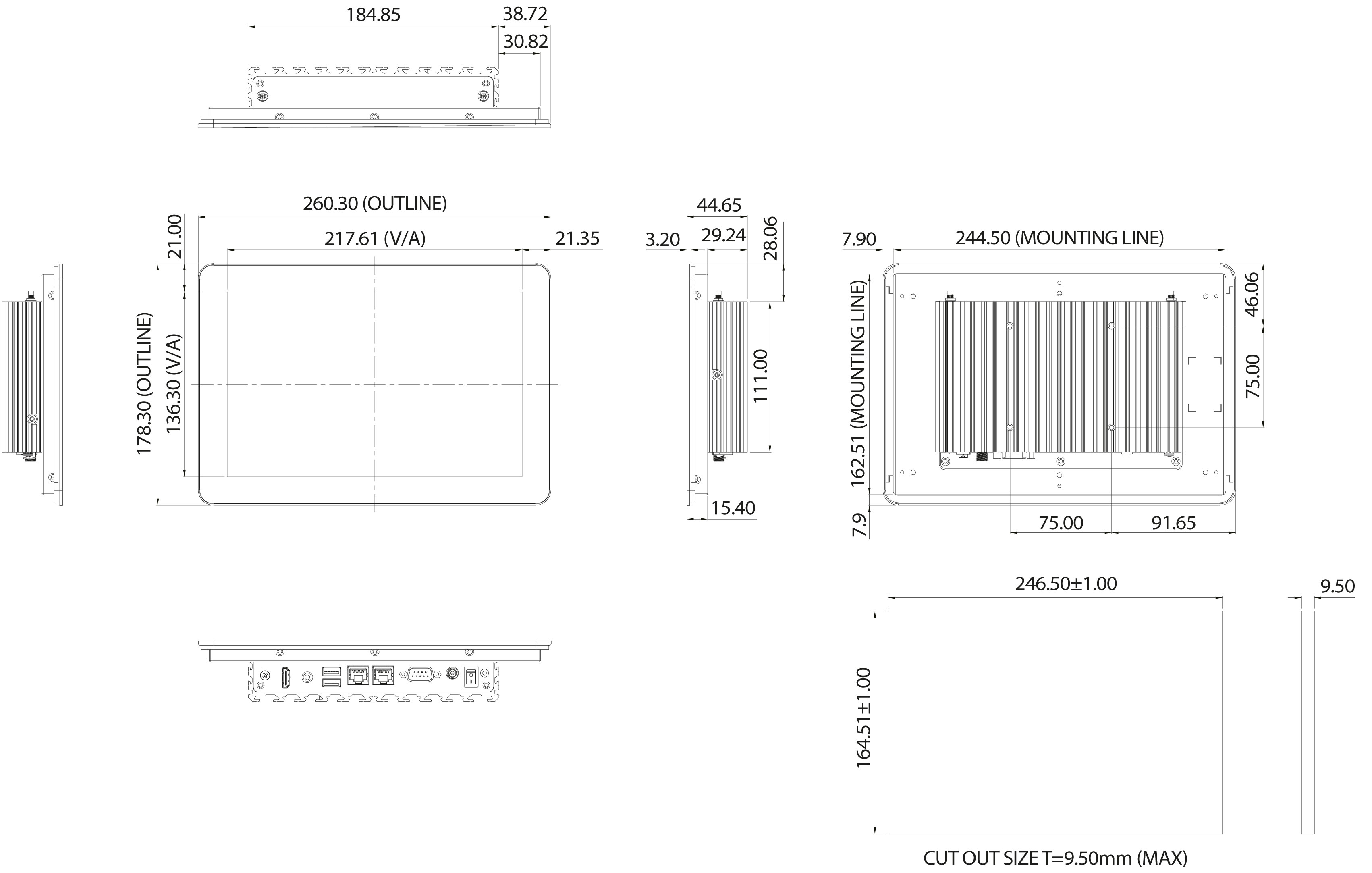 PPCs: Panel Mount_Panel-PC_HAWK NC 10-TC [Optical Bonding]