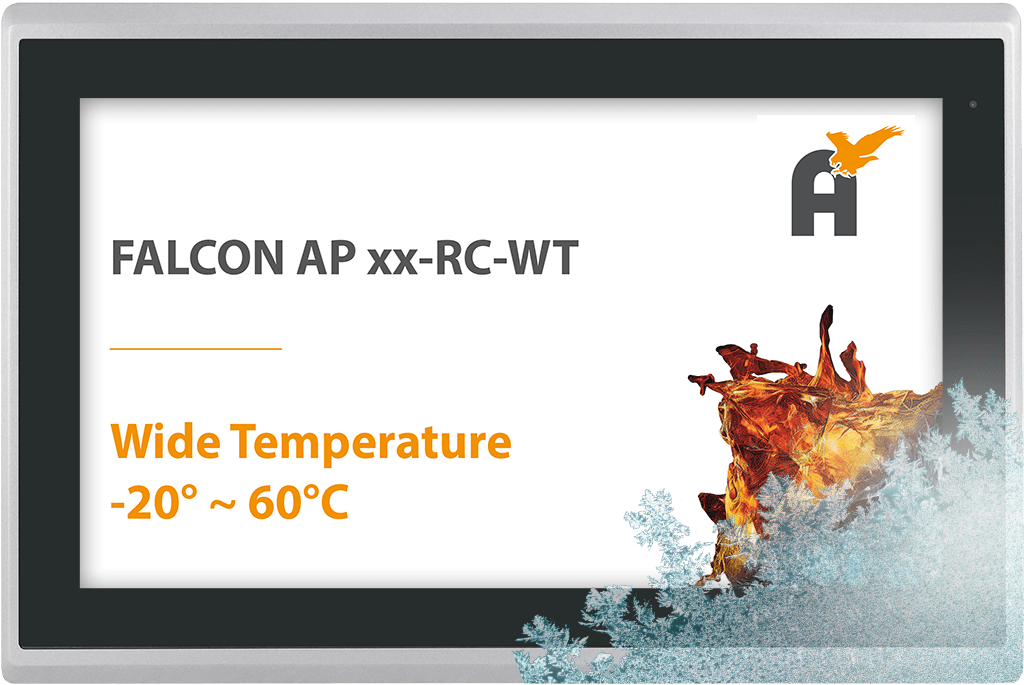 Touch-Monitore: Panel Mount_Touch-Monitor_FALCON AP xx-RC-WT [-20°~60°C]