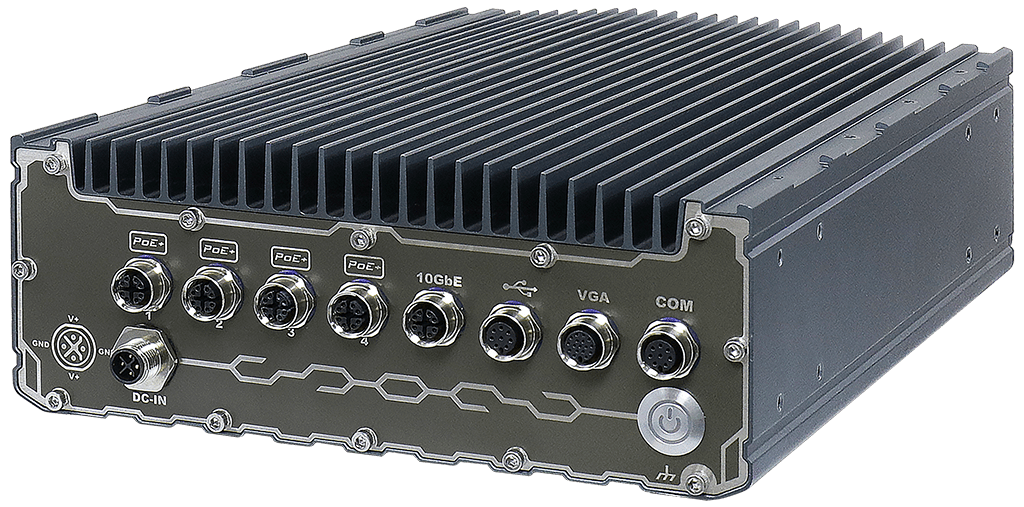 Rugged Embedded: Performance_Box-PC_CamCollect® 1704 | Barebone [4x M12 PoE+]