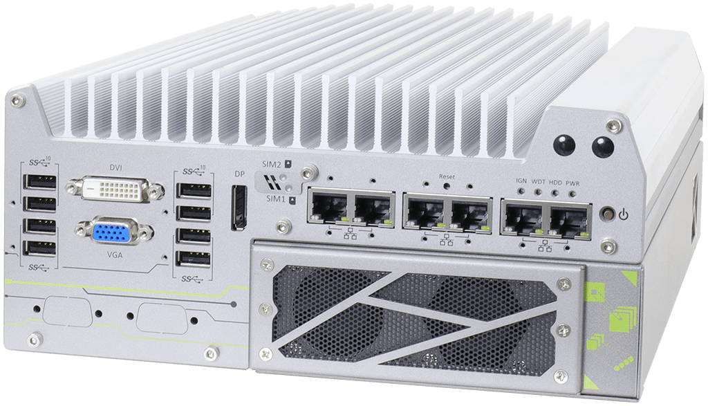 Rugged Embedded: Performance_Box-PC_CamCollect® 7166 | Barebone [2x PCIe, 6x GigE]