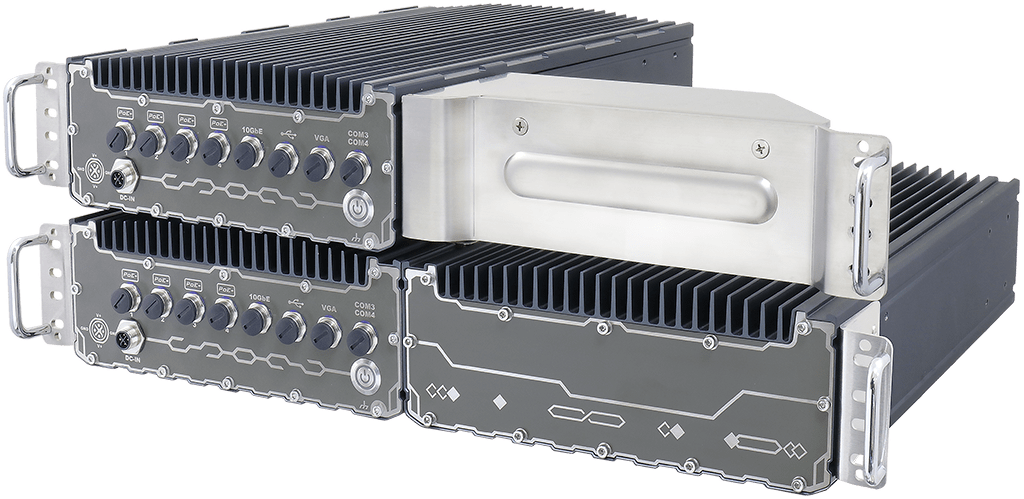 Rugged Embedded: Performance_Box-PC_CamCollect® 1704 | Barebone [4x M12 PoE+]